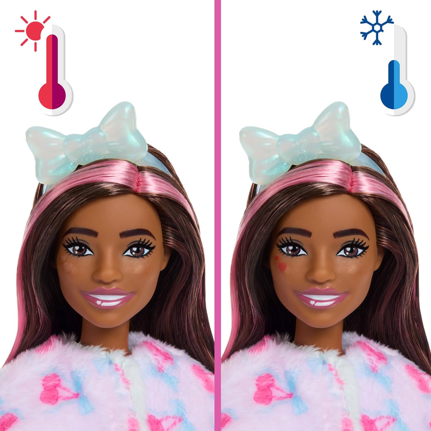 Barbie Poupée Cutie Reveal & accessoires, série Bunny | avec 10 surprises dont changement de couleur et mini animal, JJP65 – Image 6
