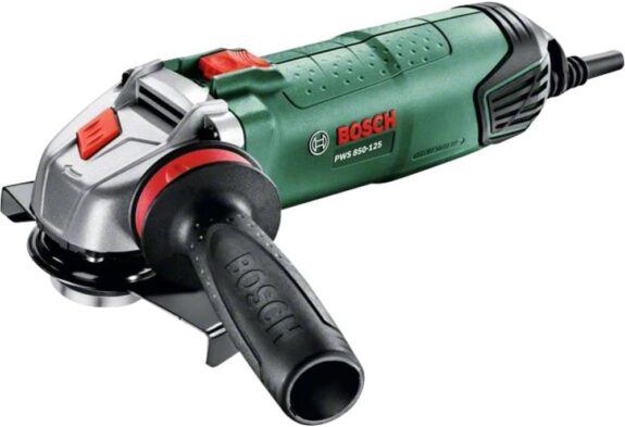 Bosch Home and Garden Meuleuse d’angle Bosch - PWS 850-125 (850 W, poignée antivibration, diamètre de disque : 125 mm, dans boîte carton)
