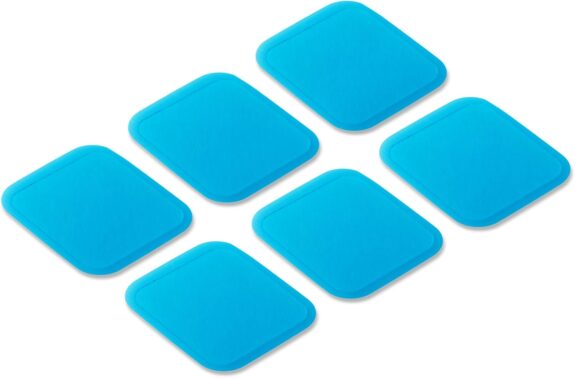 Beurer EM 50 Kit de rechange coussins en gel, utilisable avec le coussin EM 50 Menstural Relax TENS & chaleur, 6 coussins en gel autocollants, 50 x 56 mm