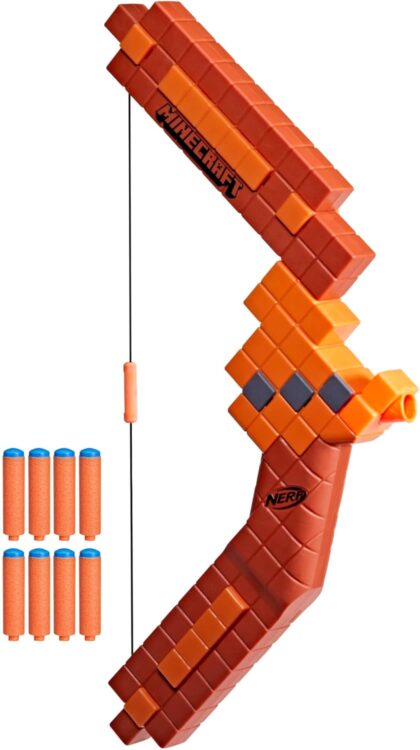 Nerf Minecraft, Arc à fléchettes, 8 fléchettes Nerf N1