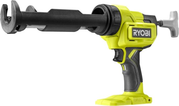 RYOBI - Pistolet à Cartouche Sans Fil 18V ONE+ RCG18-0 – Débit Réglable, Pression Jusqu’à 2 225 N, Pour cartouche : 310 mL, Idéal Silicone, Mastic et Colle – Travaux Précis – Batterie Non Incluse