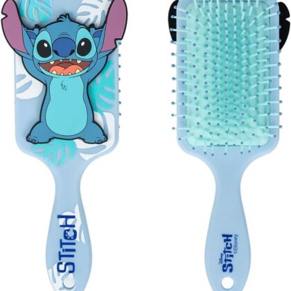 CERDÁ LIFE'S LITTLE MOMENTS - Brosse à Cheveux Stitch - Couleur bleue - Brosse démêlante - Design imprimé Stitch - Produit Original