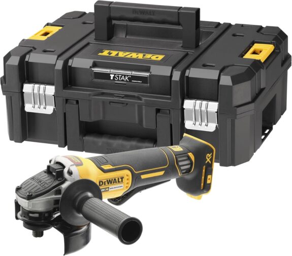 DEWALT Meuleuse 125 mm Brushless 18V XR à gâchette, DCG406NT-XJ