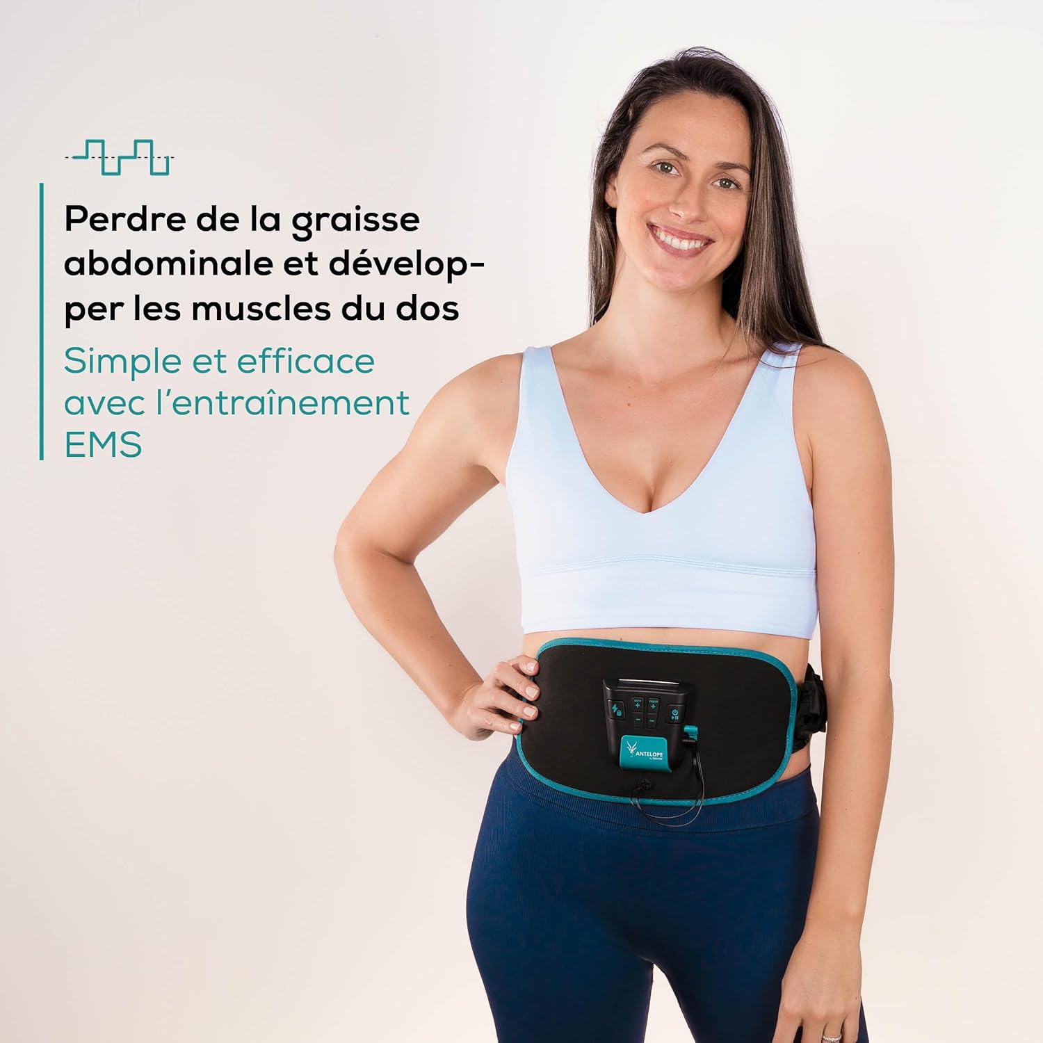Beurer Corefit II by Antelope Ceinture d'entraînement, stimulation ciblée des muscles abdominaux et dorsaux, efficace pour la construction musculaire et la combustion des graisses, 9 programmes – Image 2