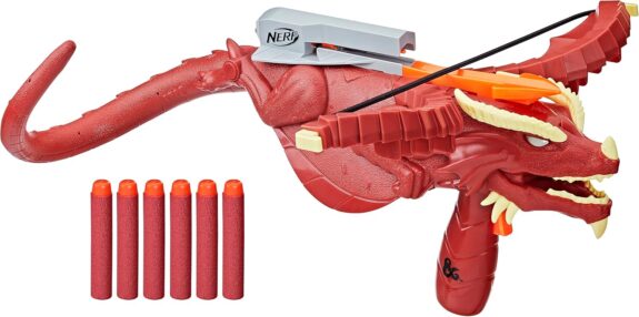 Nerf Dungeons & Dragons, Blaster Themberchaud et 6 Fléchettes Elite, D&D