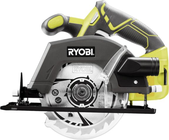 RYOBI R18CSP-0 Scie Circulaire Sans Fil 18V ONE+ – Coupe Bois et Panneaux, Lame 150 mm, Réglage Profondeur & Biseau 0-50°, Ergonomique – Sans Batterie ni Chargeur