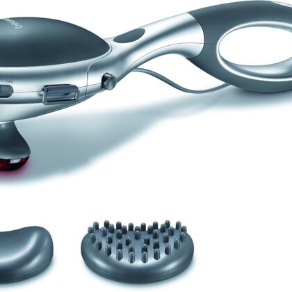 Beurer MG 70 Appareil de massage à infrarouge, Masseur électrique parfait pour le dos, la nuque et les jambes, Massage par tapotement relaxant et agissant en profondeur