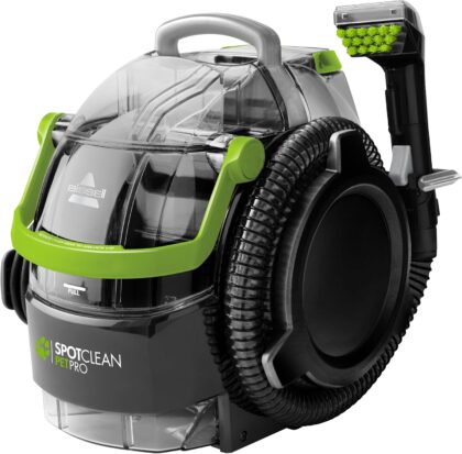 BISSELL SpotClean Pet Pro Shampouineuse Canapé 750W 15585 | Idéal pour les propriétaires d'animaux, nettoyeur pour tapis, moquettes, meubles, tissus, voiture et plus