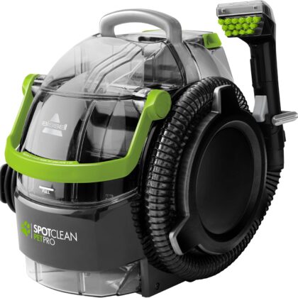 BISSELL SpotClean Pet Pro Shampouineuse Canapé 750W 15585 | Idéal pour les propriétaires d'animaux, nettoyeur pour tapis, moquettes, meubles, tissus, voiture et plus