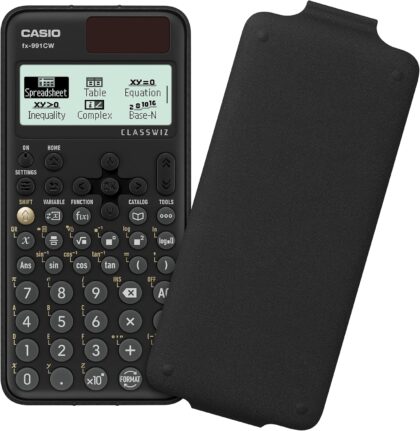 Casio FX-991 CW (Modèle 2024) Calculatrice Scientifique, 540 Fonctions et Affichage Naturel