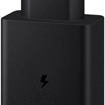 Samsung Chargeur Secteur Ultra Rapide Trio 65W, 2X Ports USB Type C & 1x USB Type A (sans câble) Noir